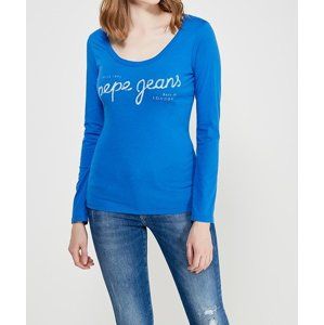 Pepe Jeans dámské modré tričko Vera - S (554)